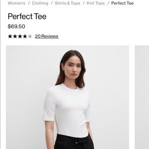 Club Monaco perfect white tee